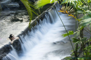 Tabacon Hot Springs Waterfall