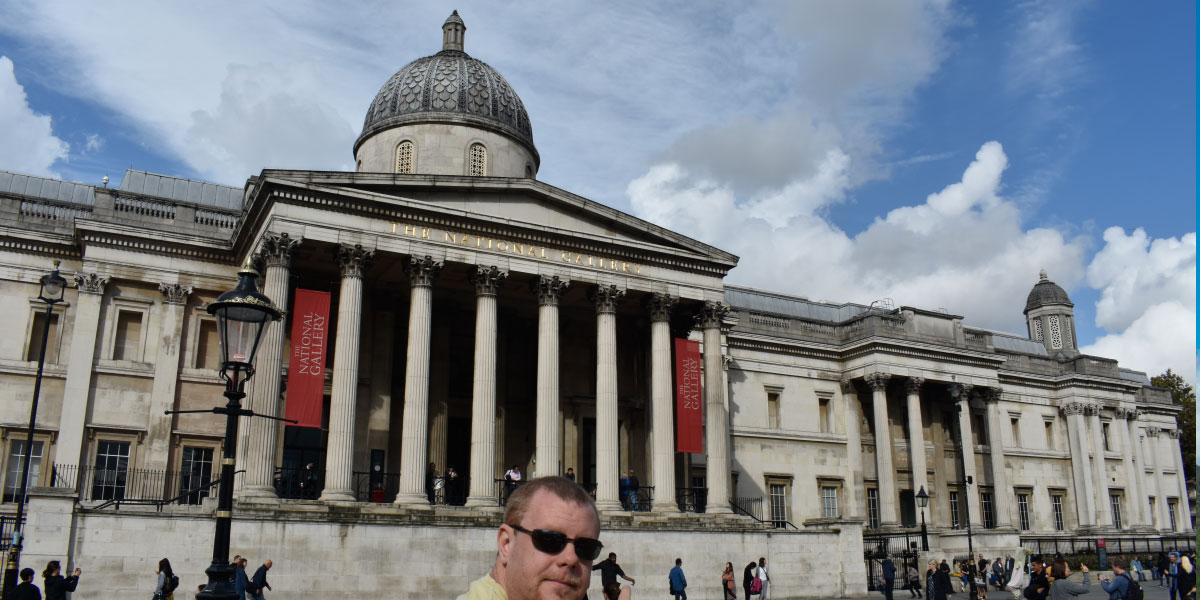 The National Gallery in London, England